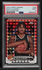 2023 Topps Chrome Red Geometric Refractor 1/5 Noah Clowney #180 PSA 9 MINT 1fl4