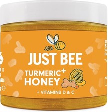Just Bee Turmeric + Honey (260) | With Turmeric Extract, Vitamin D & Vitamin C
