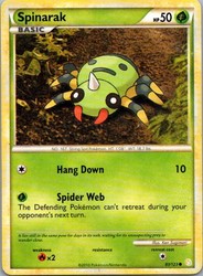 Spinarak 83/123 HeartGold & SoulSilver Common