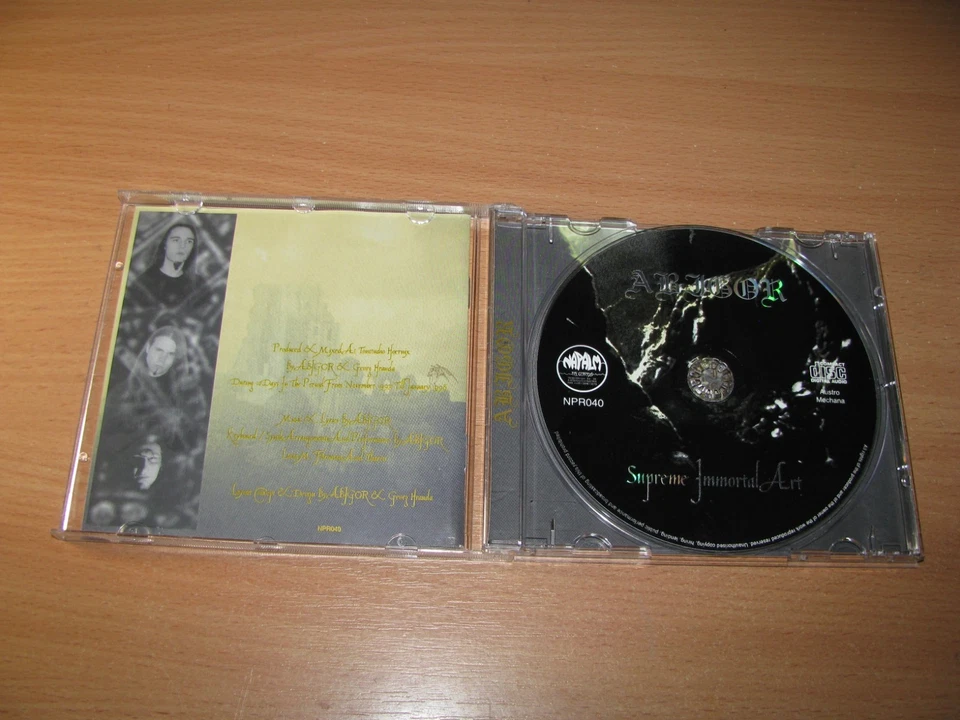 ABIGOR  Supreme Immortal Art (1998 Napalm 1st press) Mayhem,Gorgoroth,Darkthrone - Image 2 of 4