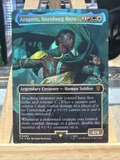MTG *Aragorn, Hornburg Hero Foil X1* (NM) Lord of the Rings Commander Magic