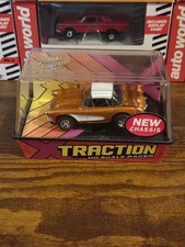 JOHNNY LIGHTNING SLOT CAR THUNDERJETS 57 CHEVY CORVETTE COPPER SUPER RARE NEW