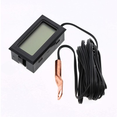 Digital Thermometer Roller Mofa Quad ATV Motorrad Motor Temperaturmessgerät LCD