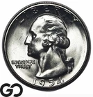 1954-S Washington Quarter, Flashy Near Gem BU++