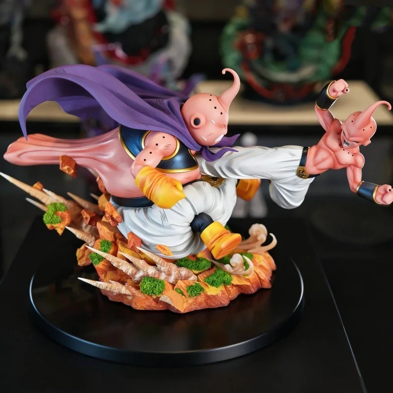 Figura Dragon Ball Z - Majin Buu vs. Kid Buu - Diorama Anime Estatua 16 cm