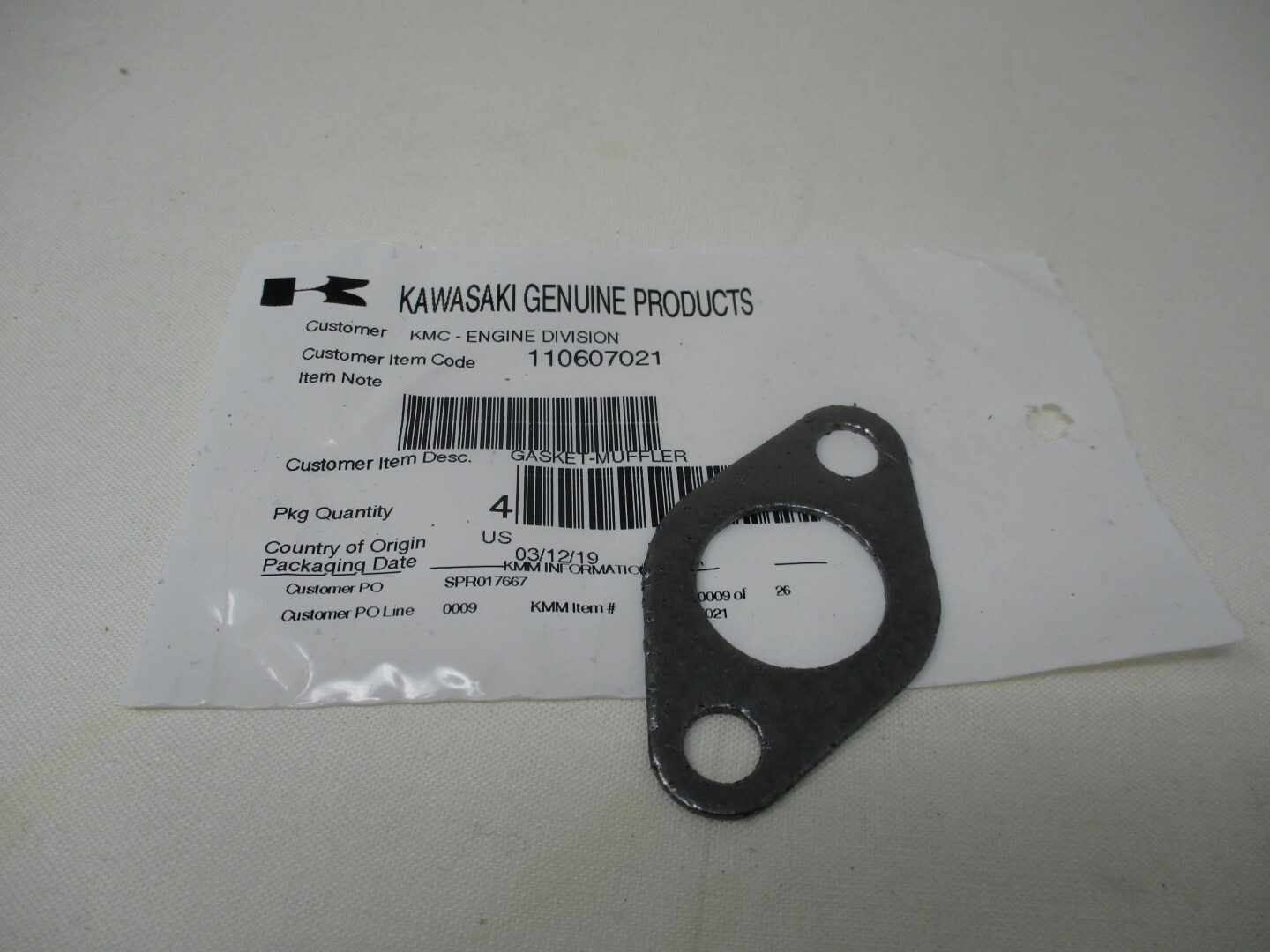 Guarnizione Originale Kawasaki 11060-7001 Per Coperchio Bilancieri &ndash; FH381V FH430V FH451V