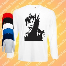 Kes Two Fingers Movie Long Sleeve T-Shirt 1969 Billy Billy Casper film Ken Loach