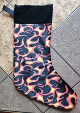Absolutely Fresh By Prestige Leather Inc. Stocking with Flames Made in USA