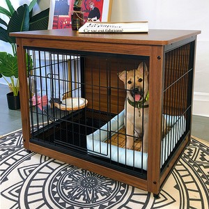 dog kennel console table