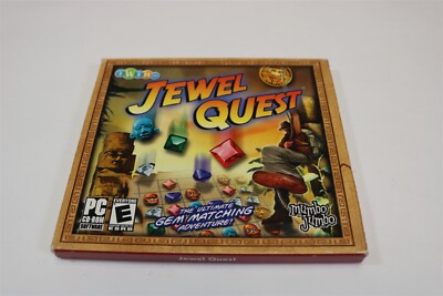 JEWEL QUEST - Iwin Ultimate Gem Matching Adventure Mumbo Jumbo PC CD-ROM