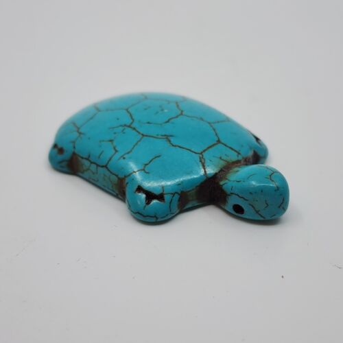Southwest Or Asian Style Turquoise Stone Turtle P… - image 1