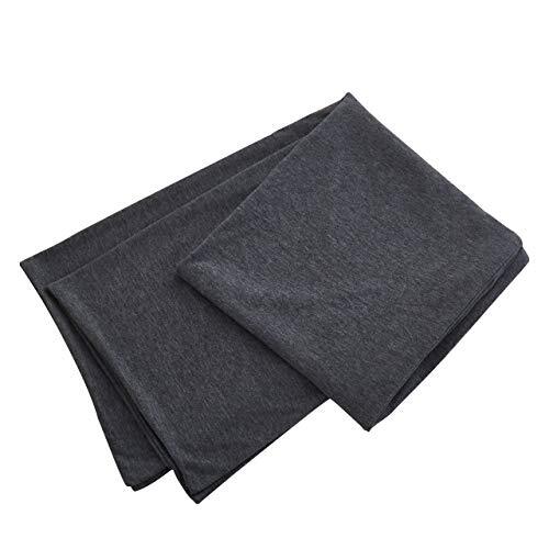 Luxury 21x54 Dark Grey Jersey Cotton Body Pillow Cover with Zipper