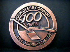 John Deere Plow Company Minneapolis 100 Years 1894-1994 Belt Buckle Ltd Ed jd