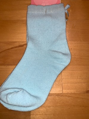 baby blue ankle socks