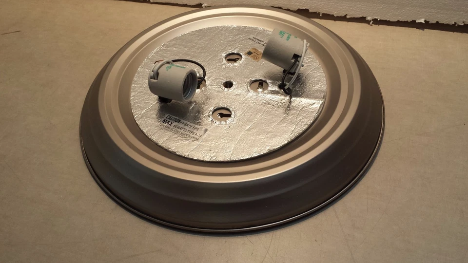 НОВЫЙ ** Sunset освещения F7632-53 два света заподлицо держатель, матовый никель отделка - Изображение 3 из 4