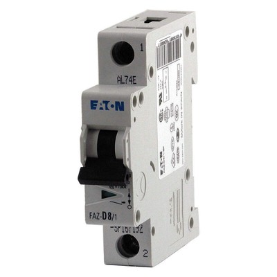 EATON FAZ-C2/1-SP IEC Supp Protector,2A,277/480VAC,1P 19YE61