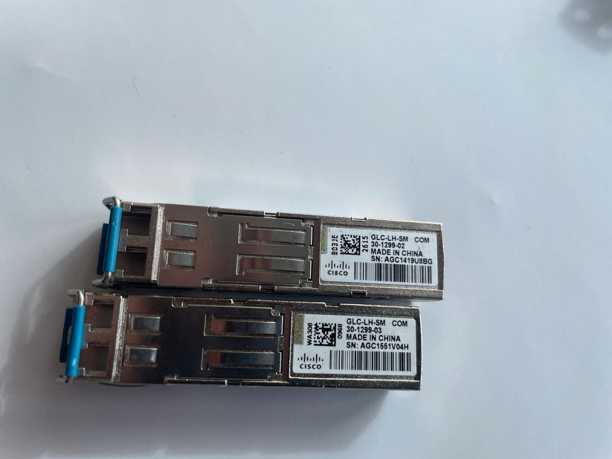 Lot De 5 émetteurs-récepteurs SFP Cisco GLC-LH-SM – 30-1299-03 – D'occasion
