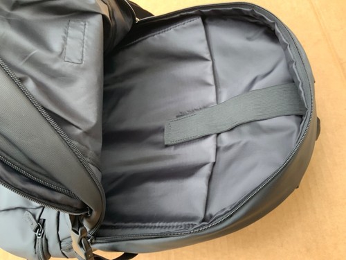 Hard Wearing Backpack Bag Black Camo Hiking Everyday School New Good Size - Picture 6 of 7