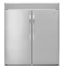 Stainless Whirlpool Side Kicks - WSR57R18DM & WSZ57L18DM - TRIM KIT NOT INCLUDED