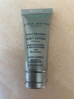 Acca Kappa Green Mandarin Body Lotion mit Sheabutter Latte Corpo 22ml