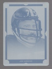 JOE GREENE 2021 LEAF ART OF SPORT PRINTING PLATE 1/1 **PITTSBURGH STEELERS** HOF