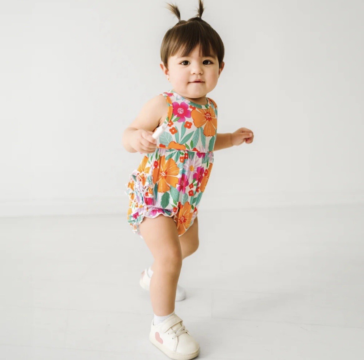 Little Sleepies 🌺 Beachy Blooms Bubble Romper Size 2T NWT