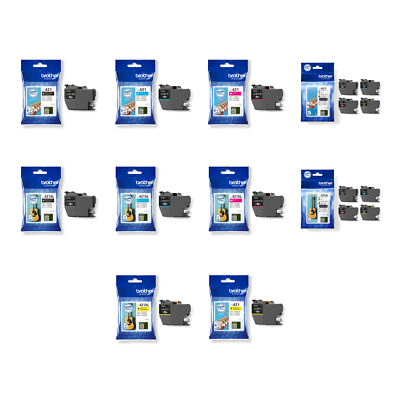 original Brother LC-421 LC-421XL für DCP-J1050 DCP-J1140 DCP-J1800 MFC-J1010 DW
