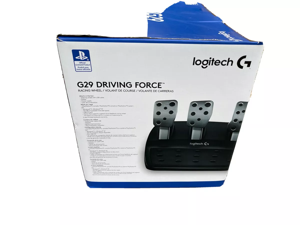 Logitech G29 Driving Force Racing Wheel with Pedals for