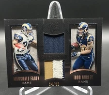 2015 Black Gold Golden Opportunity 34/99 Marshall Faulk & Todd Gurley- Rams