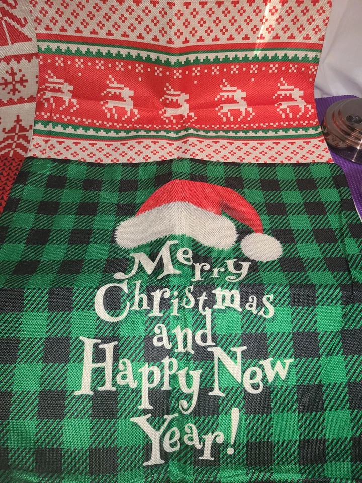 Christmas Decorations Pillow Covers 18x18 Set of 4 Pillow Cases Christmas Decor - Image 2 of 4