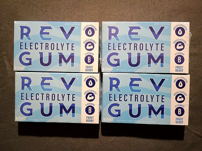 (Lot of 4) Rev Electrolyte FROST BERRY Gum (Amplify Hydration)