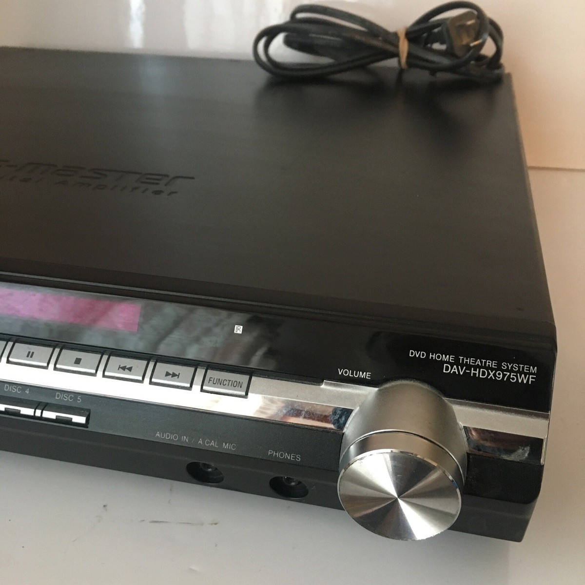 Sony S-Master Digital Amplifier DAV-HDZ975, 5 DVD Charger w