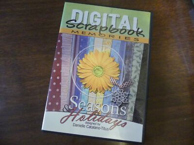 Digital Scrapbook Memories Software CD-ROM PC Mac Seasons & Holidays
