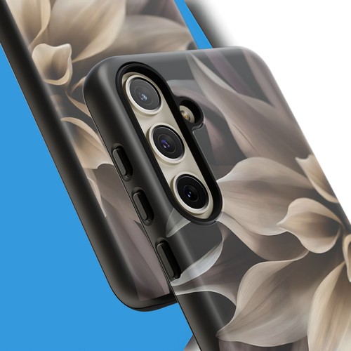 Tough Case For iPhone, Samsung Galaxy, Pixel, Cream Dahlia Flower Print - 第 160/223 張圖片