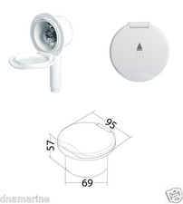 DOCCETTA A SCOMPARSA A PARETE CLASSIC EVO BIANCA - BARCA GOMMONE CAMPER