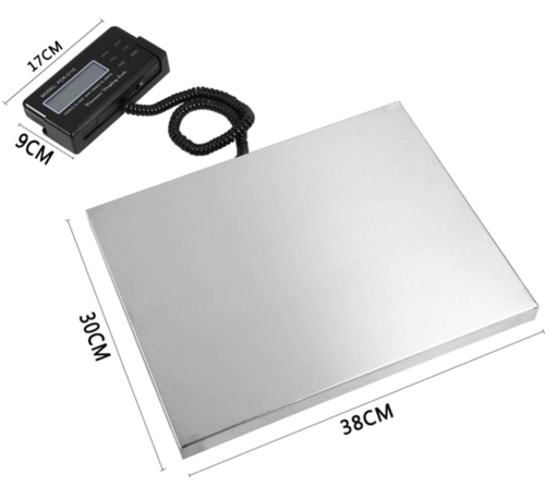 Scale Digital Postal Platform Electronic Weigh 300KG x 100g AC Power Back-light - Picture 2 of 7