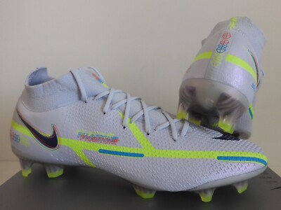 Nike Phantom Gt2 Elite Df Fg Football Grey-Blackened Blue Sz 13