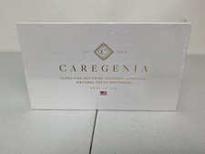 Caregenia - Activated Coconut Charcoal Teeth Whitening Kit - Brand NEW Sealed