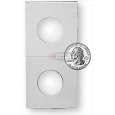 100 Flips BCW Paper Flips 2X2 - Quarter - Bulk  (#CS102)