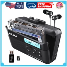 K7 Cassette Tape Player + Cassette to MP3 Converter + Portable Cassette Player +
