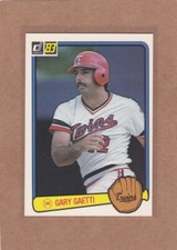 1983 DONRUSS BASEBALL GARY GAETTI ROOKIE #53 TWINS NMMT OR BETTER *E1924