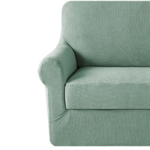 2 Pieces Stretch Sofa Covers Couch Covers Sofa Slip Covers Form Fit 1/2/3 Seater - Picture 14 of 18
