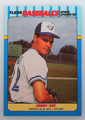 1988 Fleer League Leaders #23 Jimmy Key