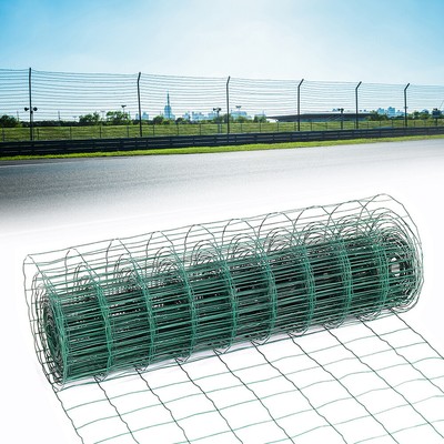 green galvanised fencing