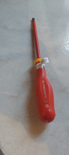 Tournevis Facom AT 5,5×125 VE isolé 1000V - Photo 1/4