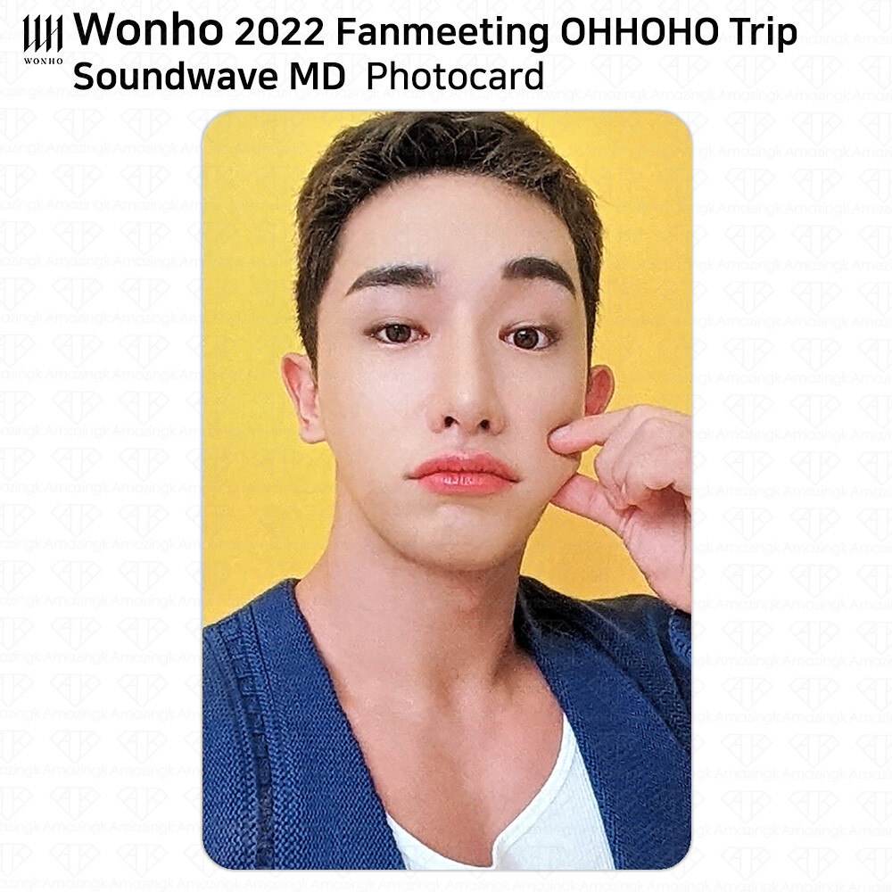 Wonho 2022 Fan Meeting OHHOHO Trip Official MD Photocard ID Photo