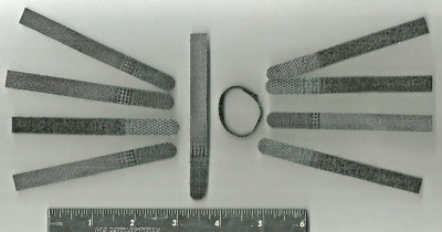10 Cord & CABLE WRAPS small 4'' Hook Loop Fasteners BLACK Nylon Tie Straps WRAPS