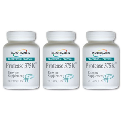 Transformation Enzymes Protease 375k Circulation Oxygen Nutrients 60 Caps 3 PACK