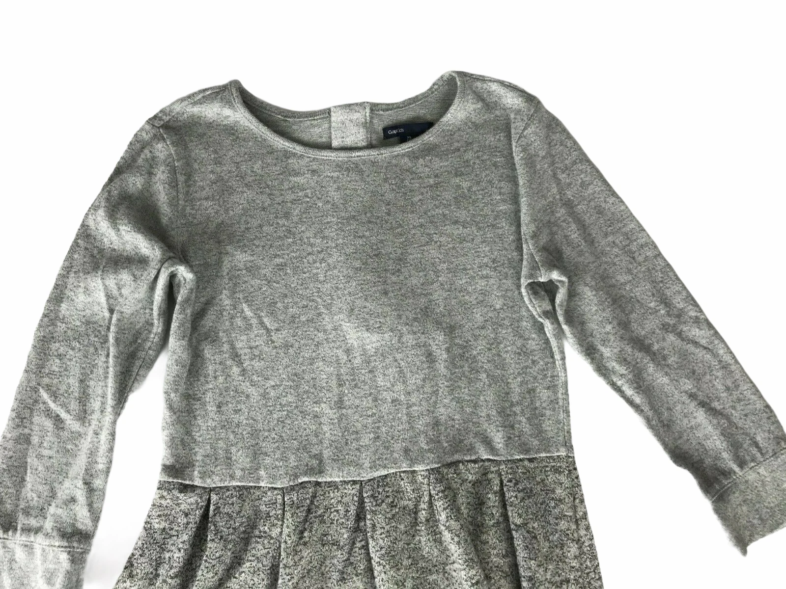 GAPKids Dress. Girls Size XL. Gray with Long Sleeves. Knit. Back Zipper.