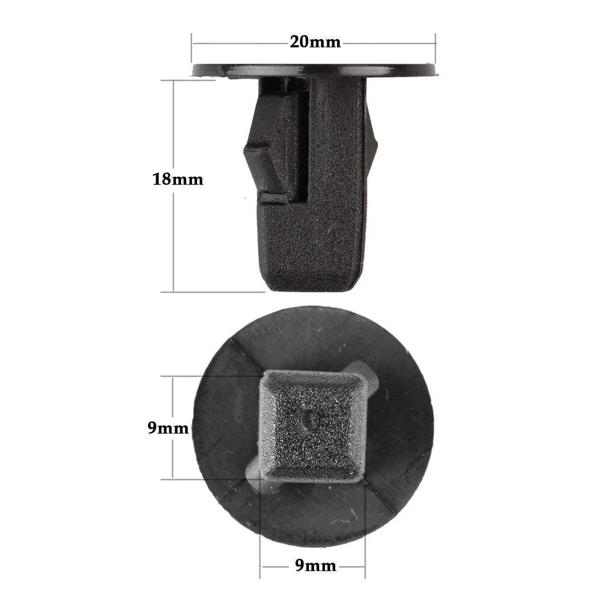 50pcs Fender Liner Screw Grommet Clips For Toyota Lexus